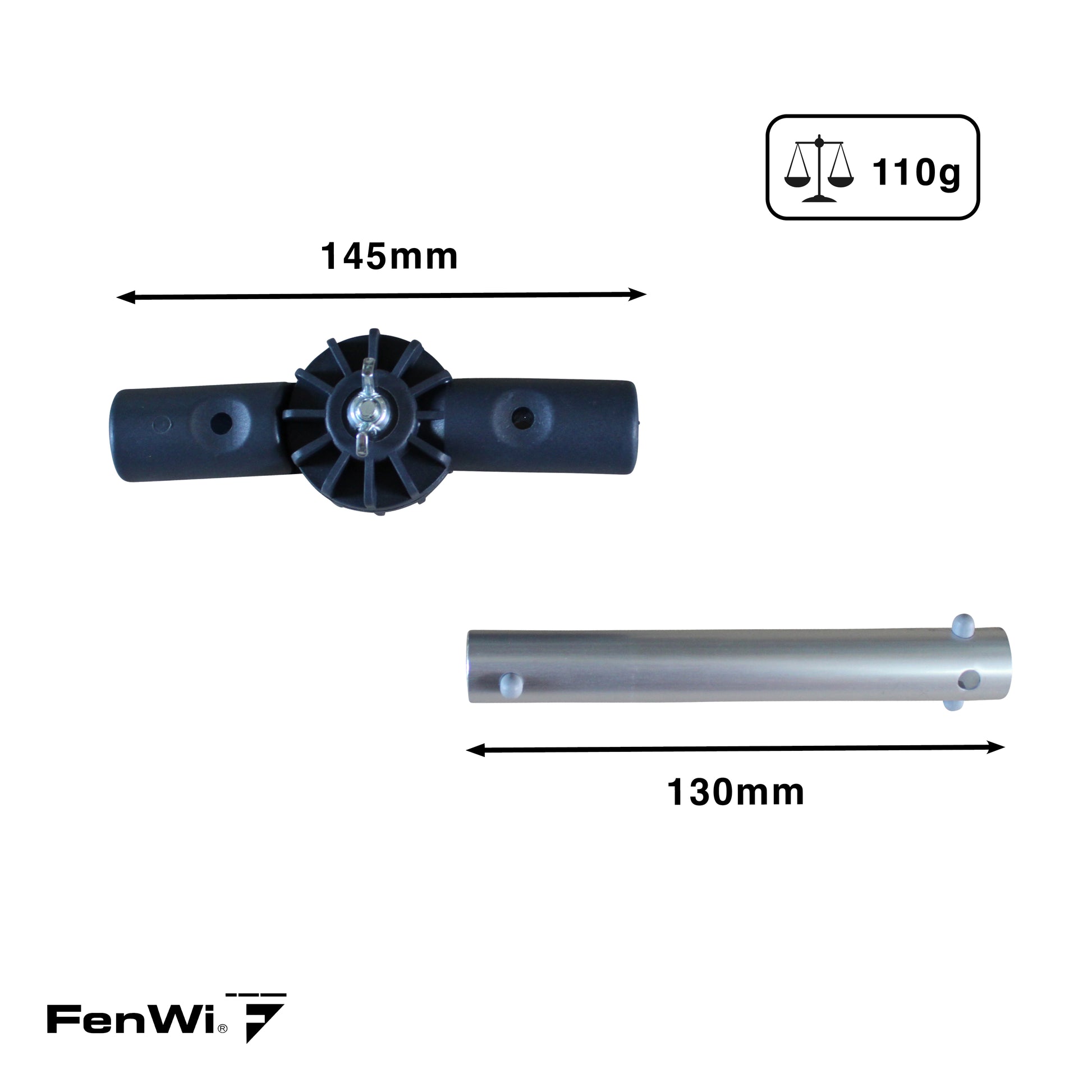 Abmessungen Winkelgelenk / Gewicht 110 Gramm