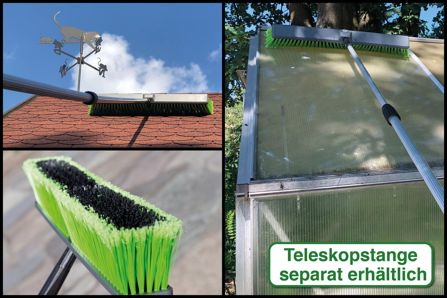 65cm Flächenbesen / Besen als Zubehör zu Teleskopstangen